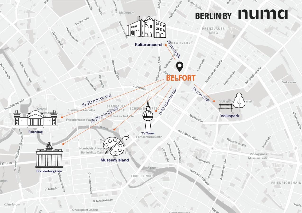 Numa Berlin Belfort Ngoại thất bức ảnh